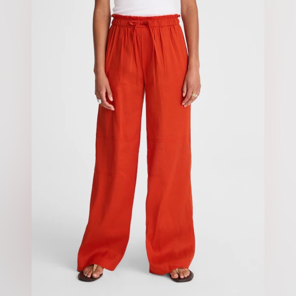 NWT / Madewell Raw-Edge Drawstring Pant